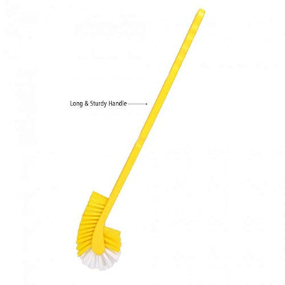 HIC Double Hockey Shape Toilet Cleaner Brush