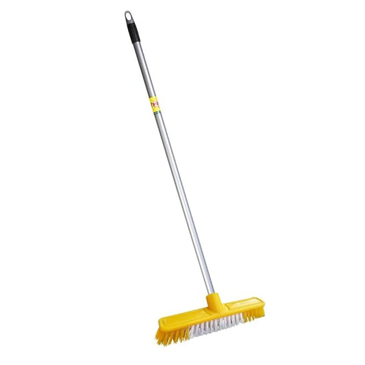 HIC Floor Cleaning Tuffy Brush with Telescopic Rod