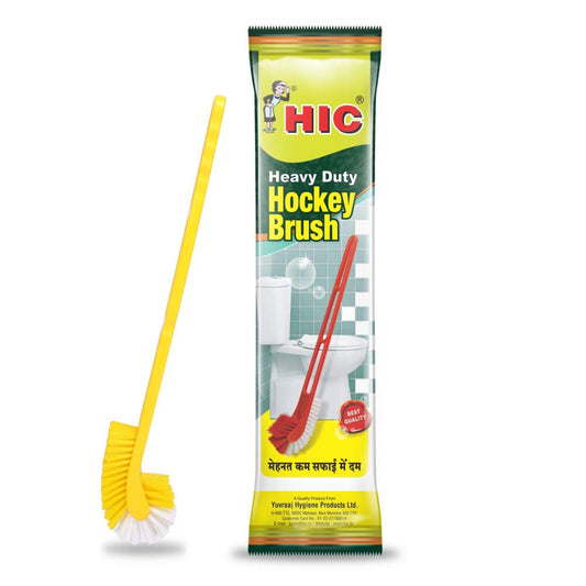 HIC Double Hockey Shape Toilet Cleaner Brush