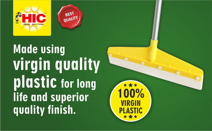 HIC White Foam Floor Wiper With Long Handle